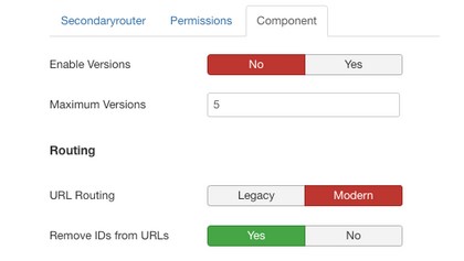 Component Creator now supports the new Joomla routing system